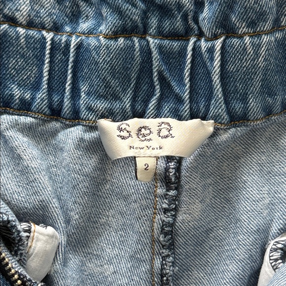 Sea New York Dax Denim Ruffle Shorts Size 2 - Picture 7 of 8